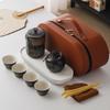 Light Luxury Portable Ceramic Travel Tea Set