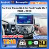 LLKF5 For Fiesta Mk 6 Radio for Ford Fiesta Mk 7 2008 - 2019 Car Carplay Android 16 Radio Multimedia Video Player Screen Auto GPS