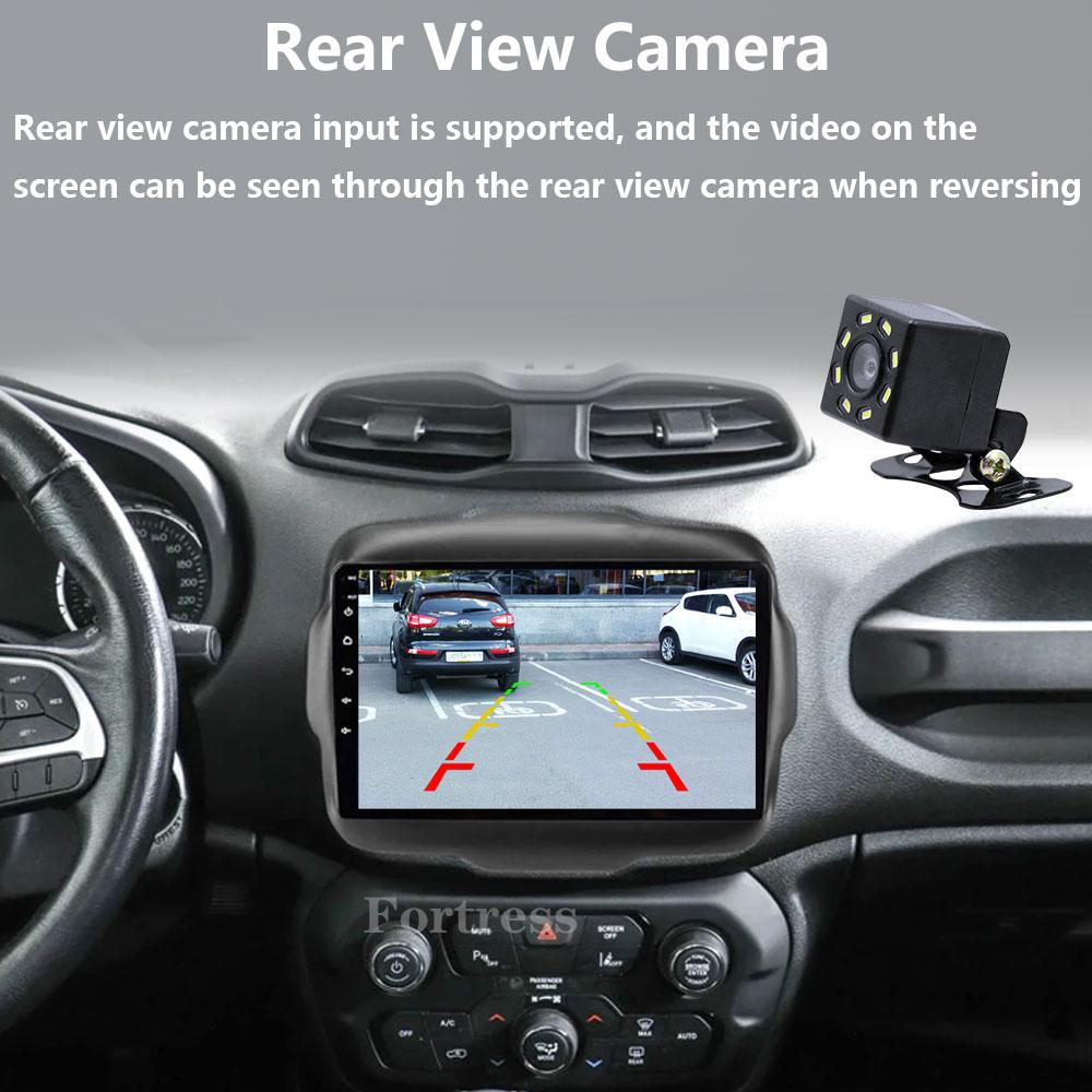 Radio auto 2Din 4G Android 14 Player multimedia video Stereo Pentru Jeep Renegade 2016-2020 Navigație GPS Unitate principală Carplay