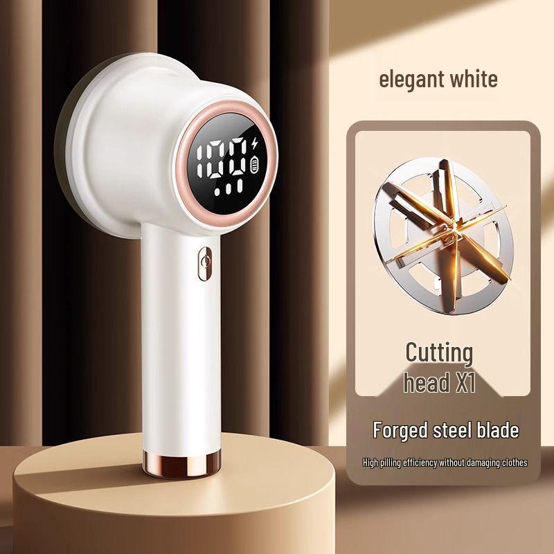 Rechargeable Fabric Lint Remover for Clothes - Gentle on Sweaters and Clothes with Metal Blades