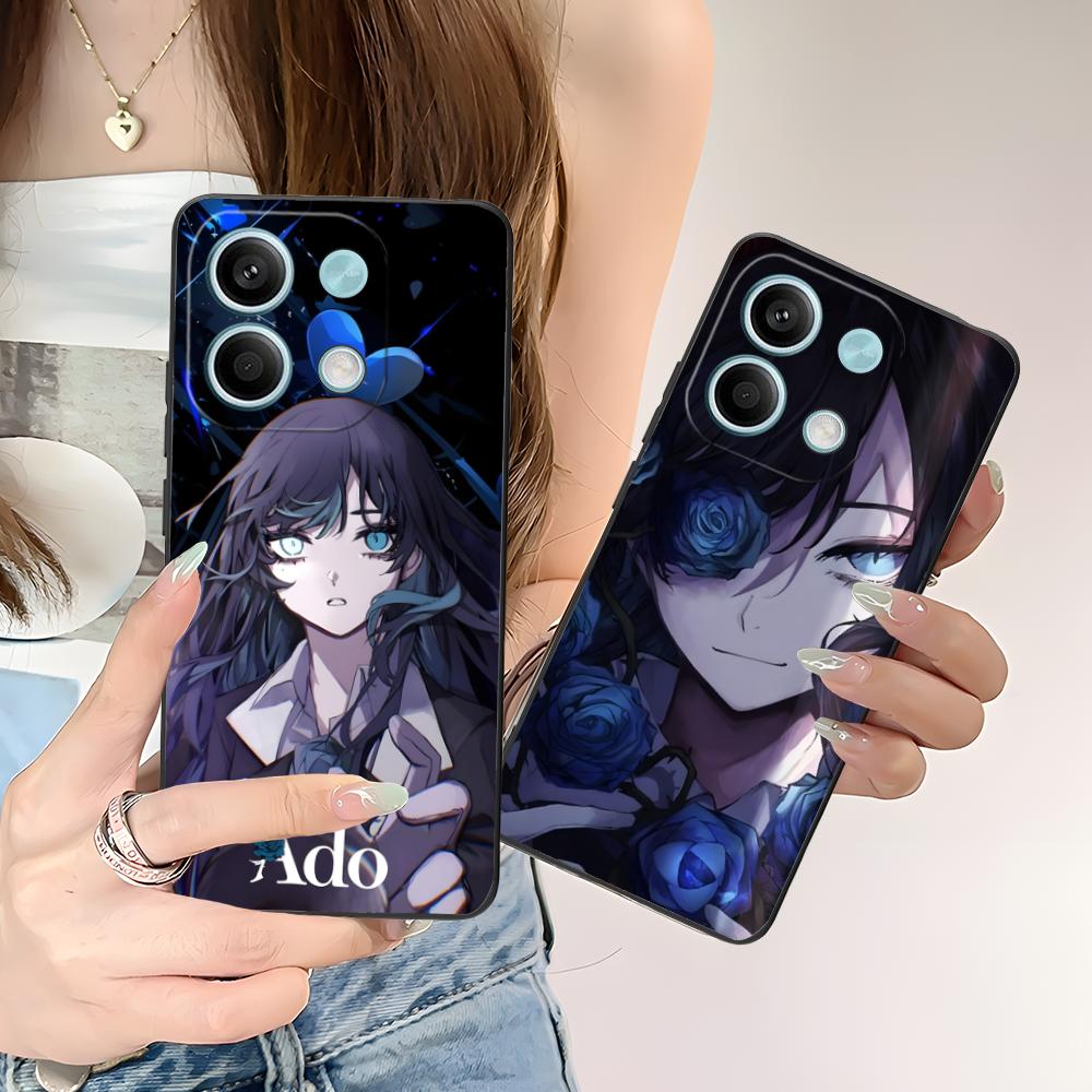 Ado Rose Mobile Phone Case for POCO M6 M5 M4 M3 X7 X6 X5 X4 X3 F6 F5 F4 Pro GT 5G Colour Printing Protective Pretty Cover Luxury
