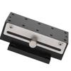 SEMCID-90T Linear Slide Manual X Axis Dovetail Trough Rack Pinion Stage Accuracy Manual Fine‑Tune Platform 90*40mm