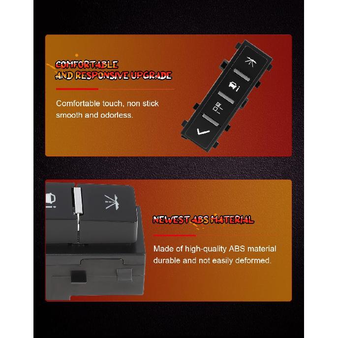 cciyu Car Driver Information Center Switch Fits for Chevrolet Tahoe 2007-2013, 2007-2014 Silverado Suburban Avalanche Express Savana Sierra Yukon XL