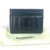 BURBERRY 8064827 TB logo Business Card Holder Card Case Leather Black Unused
