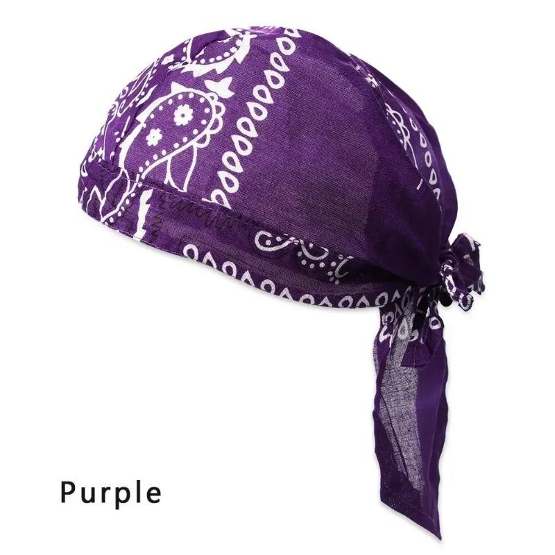 Men Women Quick Dry Headscarf  Pirate Hat Outdoor Sport Cycling Bandana Sweat Absorbant Cancer Chemo Cap Muslim Turban