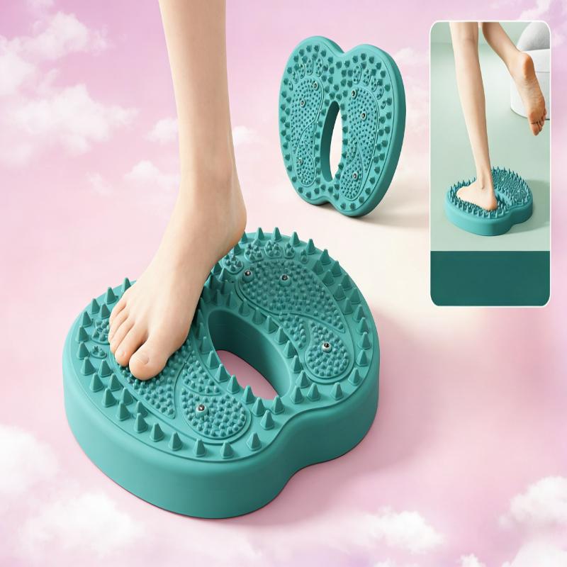 Inflatable Household Foot Massager Anti-Slip Magnet Stone Stepper Pad for Pressure Points Slimming Sports Fitness Equipment