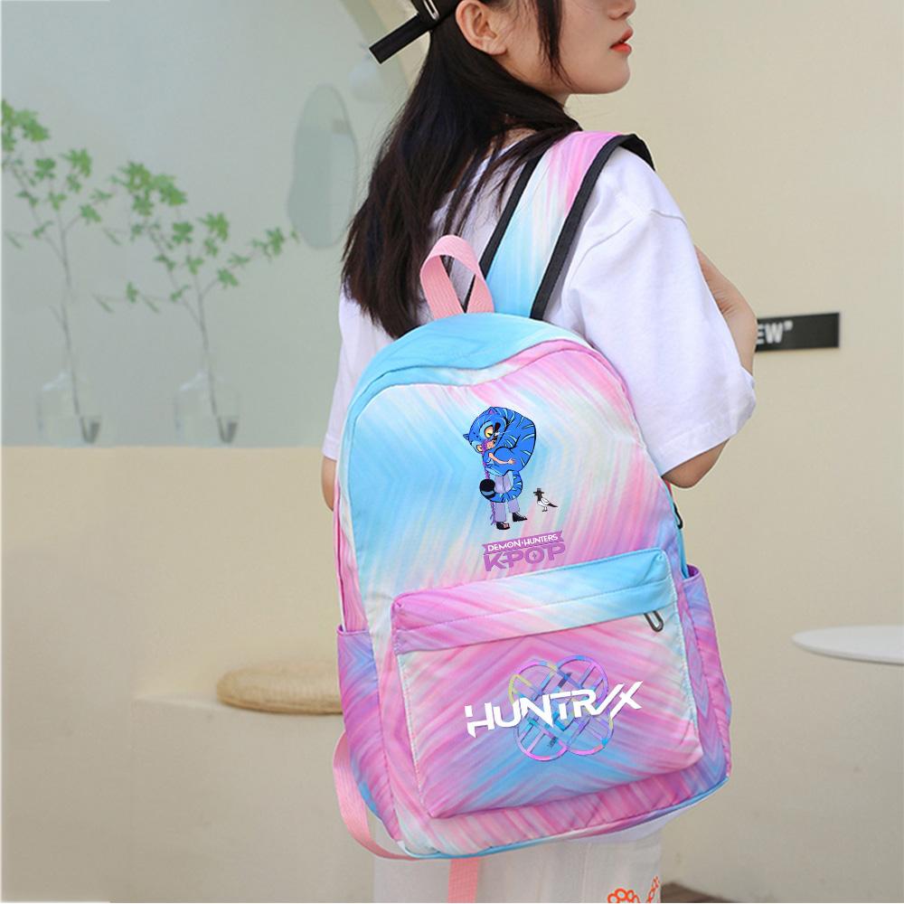 3Pcs/set Anime Printed Backpack with Shoulder Bag Pengcil Case for Teenager Large Capacity Waterproof Bookbag Back To School Gift