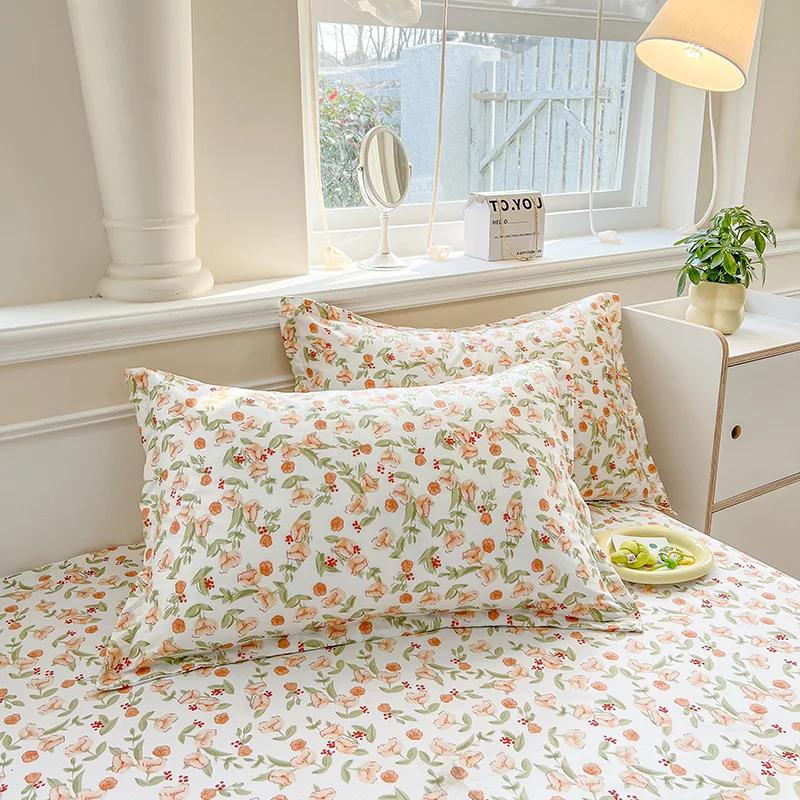 Pillowcase Cartoon Style Pillow Cover Printed Pillowslip 2pcs or 1pcs Rectangle Cushion Cover 48x74cm Pillow Case Funda Almohada High Quality
