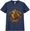 Wolf T Shirt Howling Wolf Mountain Moon Nature Wildlife Graphic Tee