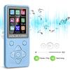 T1 Music MP3 MP4 Player Bluetooth Support 32G Memory Card Crossshaped Buttons Blue