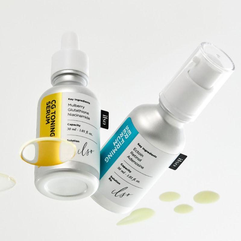 

[Набор из 2 предметов] Ilso ER Сыворотка с ретинолом для эластичности 30 мл + CG Тонизирующая сыворотка с глутатионом 30 мл