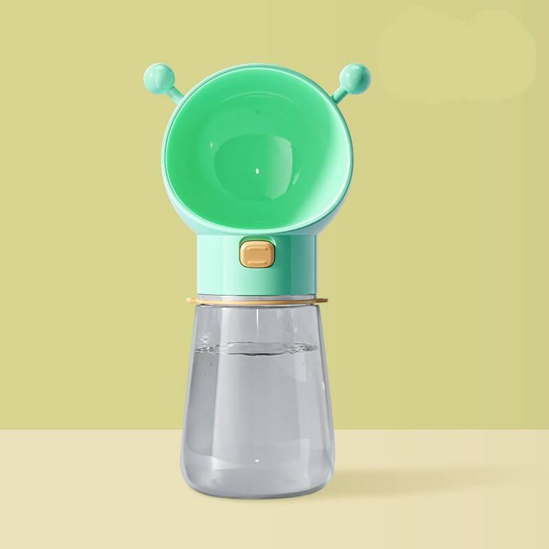 Portable Pet Drink Water Bottle With Pvc And Silicone Design For Walking And Travel