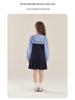 Girls' Striped Sailor Collar Dress with Skirt - Spring 2026 Collection