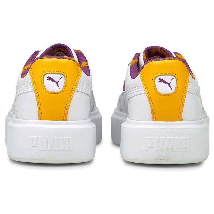 Puma Oslo Maja Casual Low-Top Sneakers Women Sneakers White Purple Yellow 382518-02