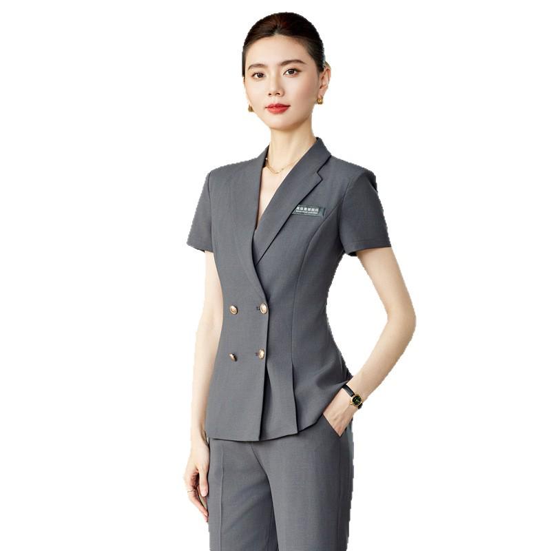 Women's Elegant Suit Jacket - 2026 Formal High-End Receptionist Workwear Set