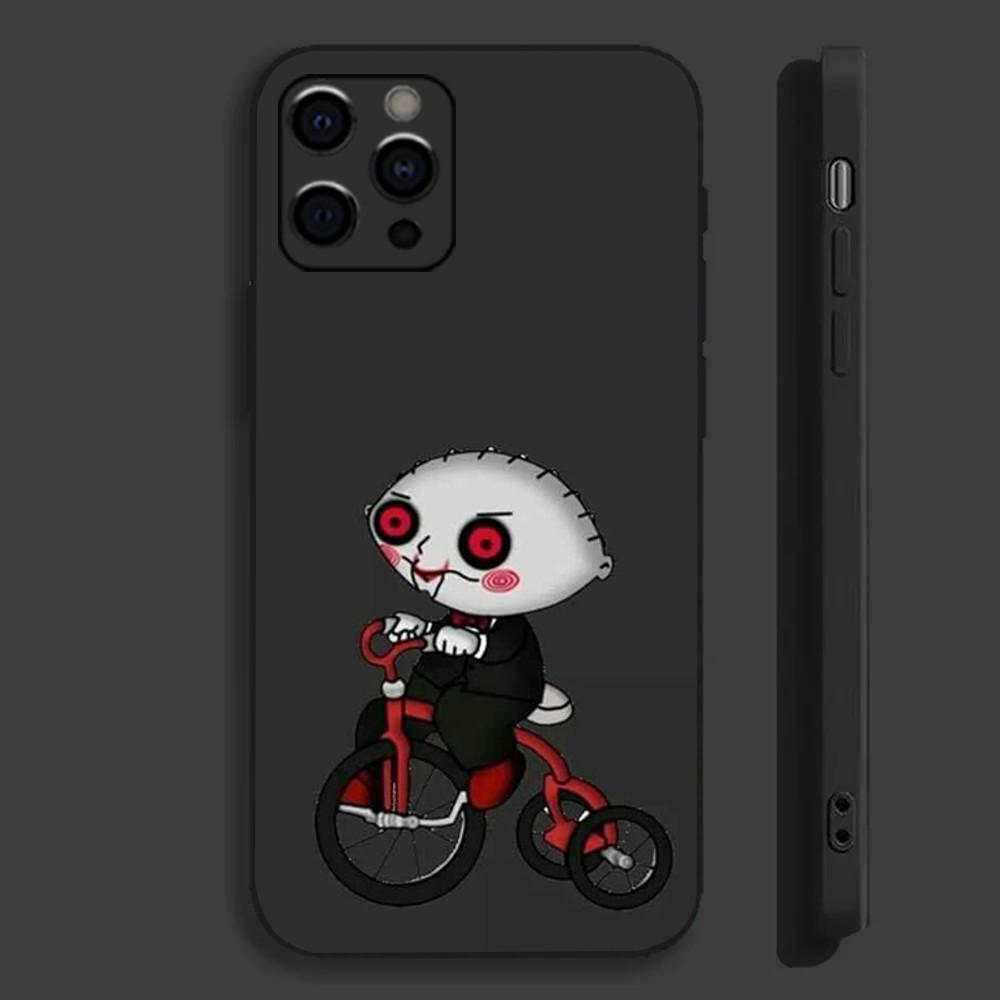 Cartoon F-Family Cute G-Guys Phone Case For Apple iPhone 15,14,13,12,11,Pro,X,XS,Max,XR,Plus,Mini Soft Black Cover
