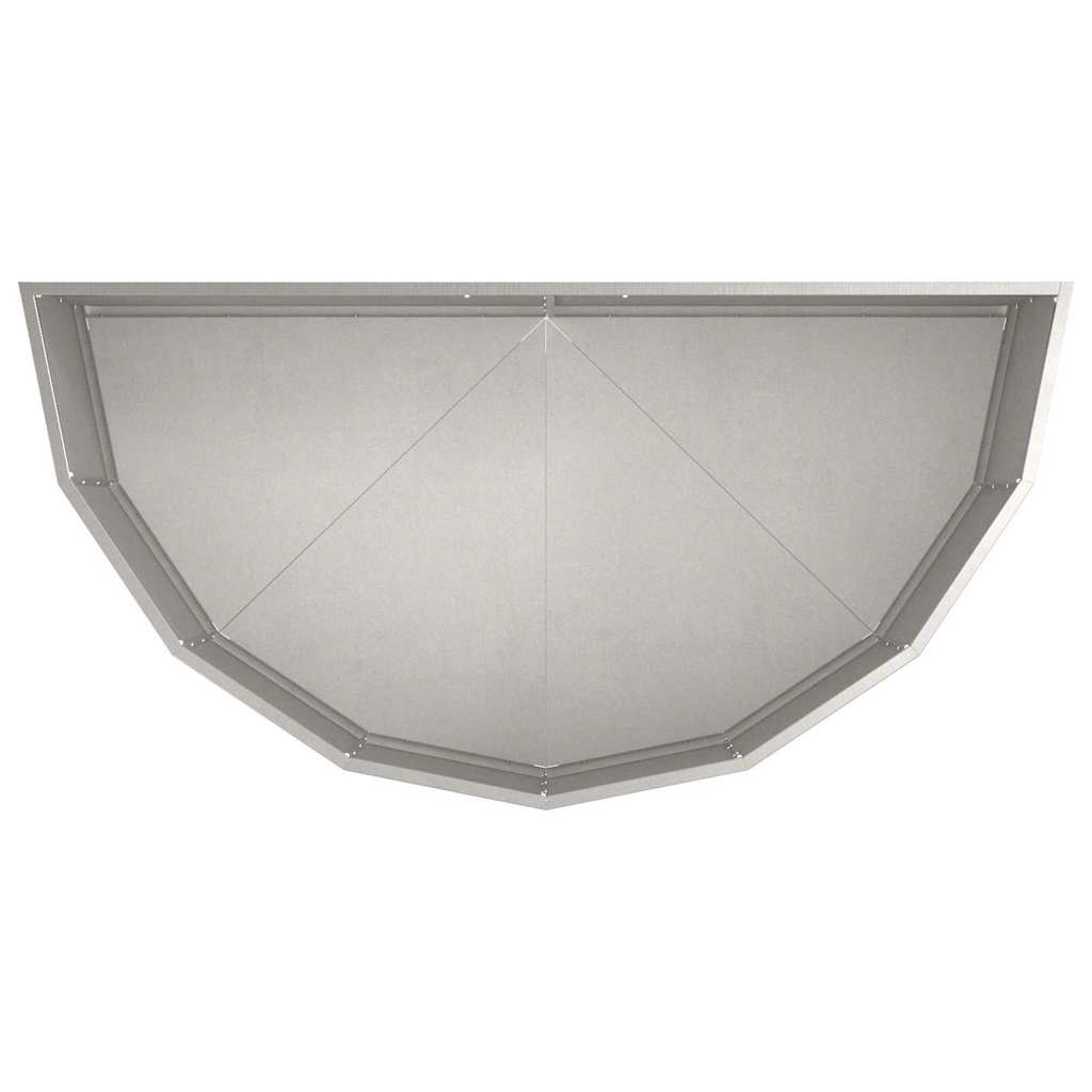 Plant Pot Silver 120 X 60 X 35 Cm Stainless Steel