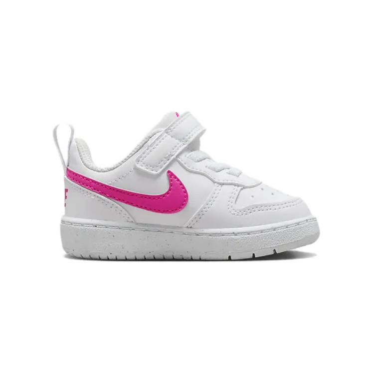 Nike Court Borough Low Recraft TD White Laser Fuchsia Baby Sneakers DV5458-113