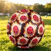 Pallone da Calcio Stampato Colombia Taglia 5 Resistente all'Usura Standard da Allenamento per Adulti Regalo per Appassionati per Partite Sportive Indoor Outdoor