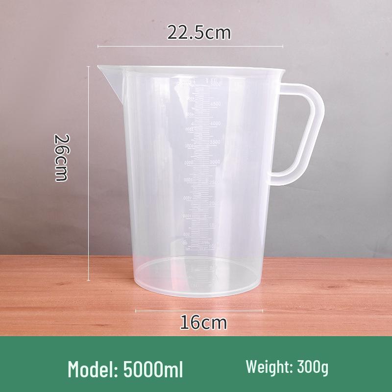 Large-Capacity Food-Grade Measuring Cup with Scale - High Transparency for Milk Tea Shop