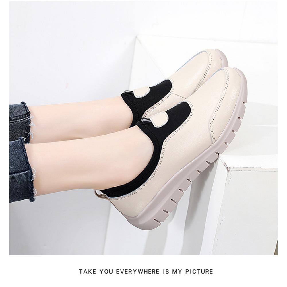 Chaussures de marche plates décontractées et de sport à un pied pour femmes