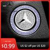 Hot Car Sticker 1PC Car Diamond-encrusted Protective Cover Click Interior Accessories For Mercedes Benz A C E S G Class GLC CLE