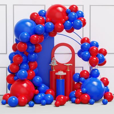 Independence Theme Balloons Set Red Royal Blue Ballon Garland Arch Kit Birthday Party Baby Shower Wedding Anniversary Decoration
