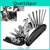 16in1 Kits Repair Bike Bicycle Multitool With Tire Levers Hex Spoke Wrench Foldable Multifunctional Accessories Set For Road Mountain Bike