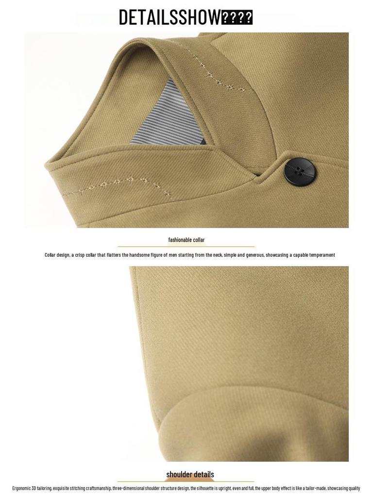 Men's Versatile Slim-Fit Stand-Collar Jacket - Spring 2025 Fashion Trend