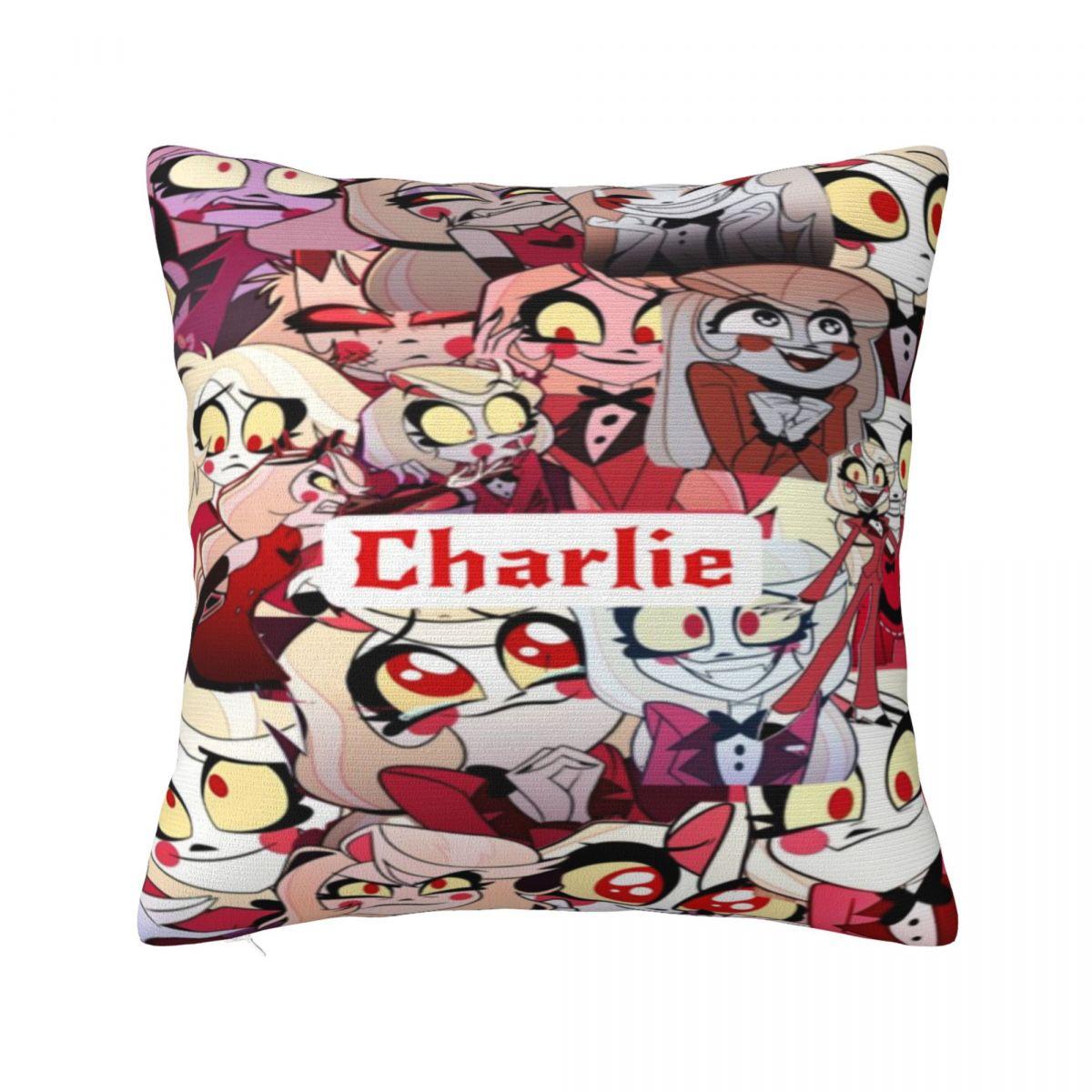 

Hazbines Hoteles Alastor Vox 2 Printing Pillowcases Cushion Cover Pillow Covers Warm Home Decoration Square Multi-Size 12x12Inch