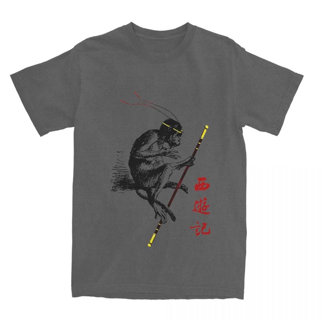 Men T Shirt Black Myth Game T Shirts Hip Hop Journey to the West Summer Tees Y2K Fun Casual Cotton Clothing Birthday Present