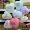 Custom Advertising Balloons with Logo, Pattern, Lettering, QR Code, and Heart-shaped Macaron Designs