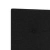 Bed Frame with Headboard Black 120 x 190 cm Fabric