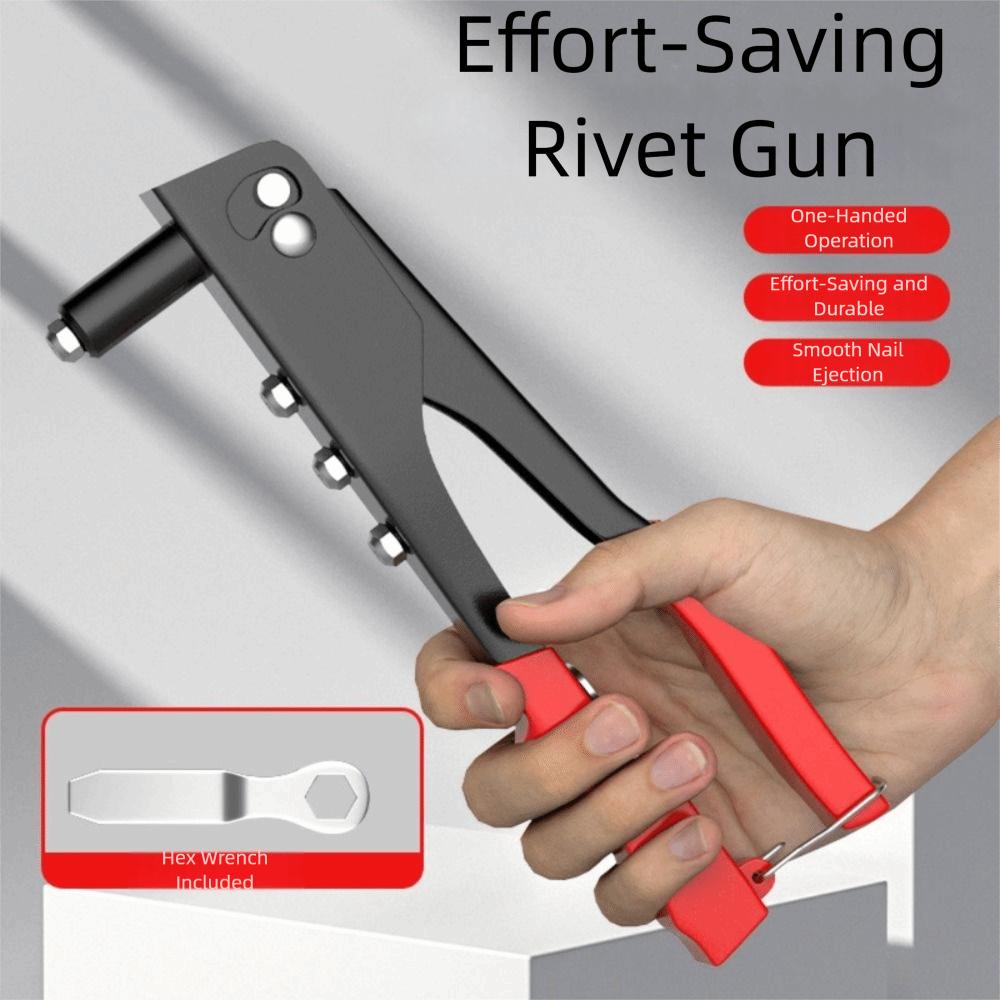 Manual Double Handle Riveter Set Steel Construction Blind Rivets Rivet Tool  Home Fastening