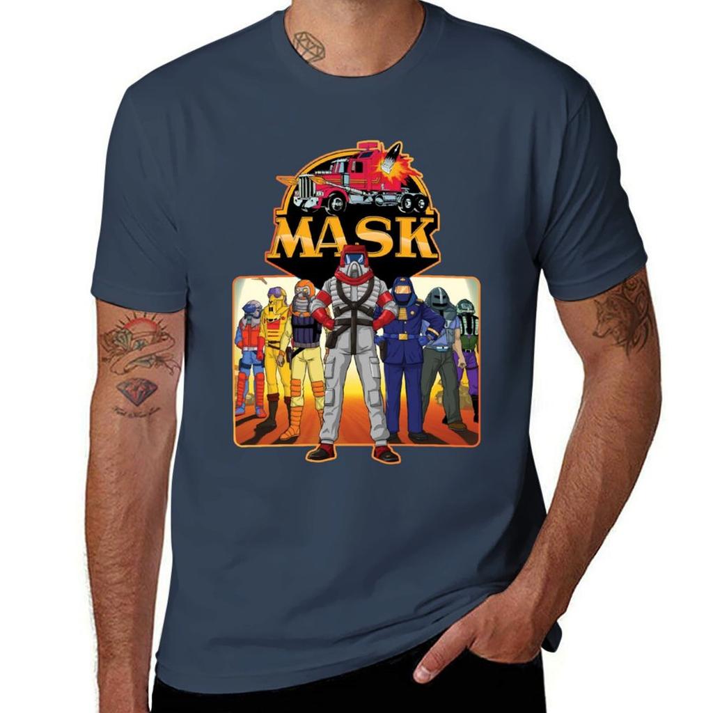 Always Wear Your M.A.S.K T-Shirt Shirts Graphic Tees Blouse Quick Drying Clothes for Men