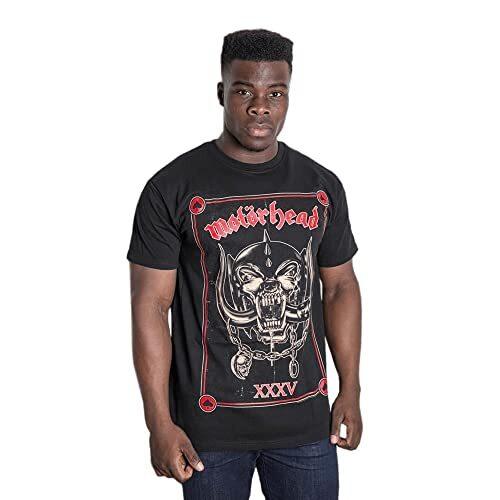 Motorhead Unisex Anniversary Propaganda Short Sleeve Tshirt Black Small S