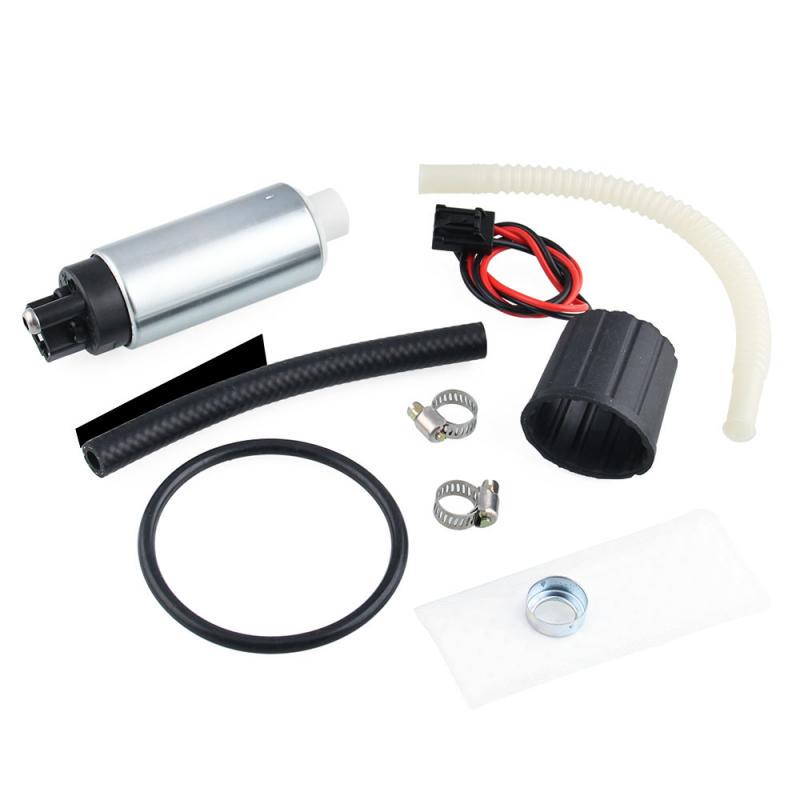 BILLET 30 MICRON INLINE PETROL FILTER+160 PSI 1:1 FUEL PRESSURE REGULATOR BLACK