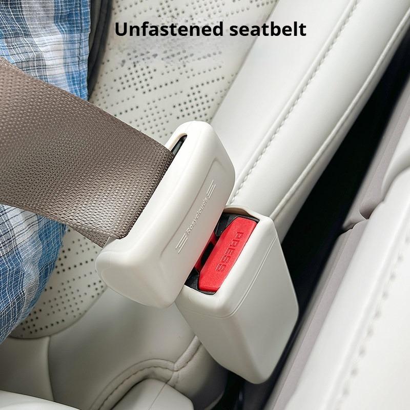 For Zeekr 7X 001 007 009 X 9X Car Seat Belt Protection Cover Seatbelt Buckle Impact Silicone Seatbelt Cover Interior Accessories