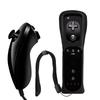 2 in 1 Remote and Nunchuck Controller Remote Controller Gamepad Nunchuck Controller with Silicone Case for Nintendo Wii