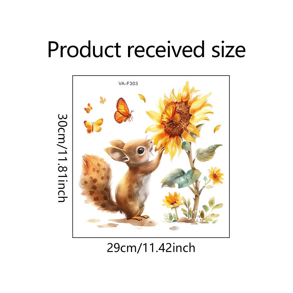 PVC Decorative Flower Birds Sticker Static Window Decor Vinyl Art Spring Flowers Glass Wall Decal for Home Bathroom Decoration