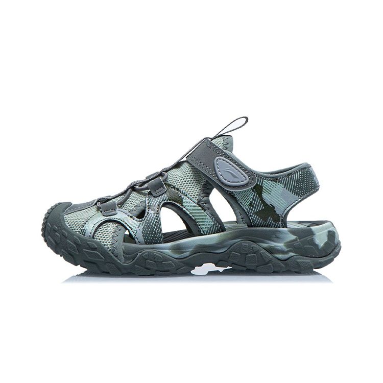 

Сандалии для походов Li Ning Kids Outdoor Stream Детские сандалии Камуфляж-зеленый YKKR012-7 25