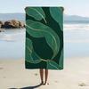 Tropical Plant Pattern Print Cartoon Beach Towel Cute Kawaii Room Decor Bath Girls Children Hand Towels For Bathroom Shower