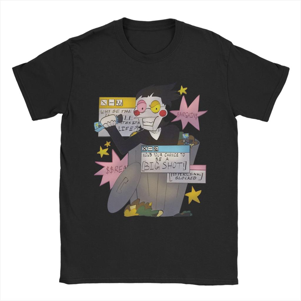 Deltarune Spamton Merch Ralsei Floral TShirt for Unisex Awesome Cotton Tee Shirt Crew Neck Short Sleeve T Shirt 6XL Clothing