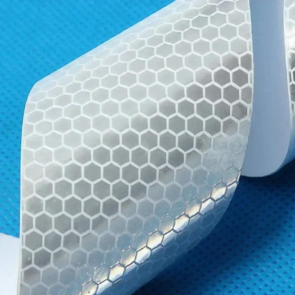 5cm*100CM Car Reflective Tape Body Sticker High Visibility Safety Warning Tape Trailer Waterproof Helmet Bicycle Sticker