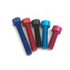 10 Stück/Los Rot Blau Schwarz M4 M5 M6 7075 Aluminiumlegierung Zylinderkopfschrauben Sechskant für Modellflugzeug Auto DIY