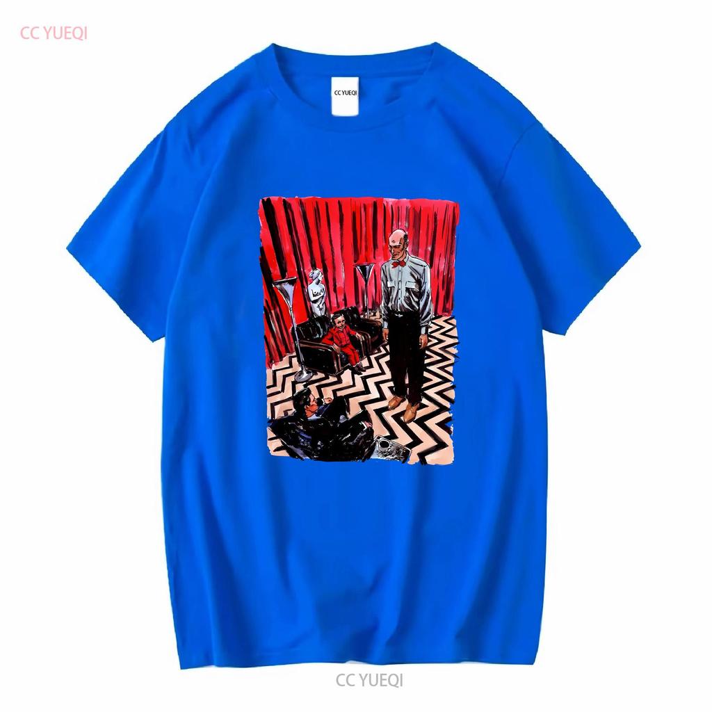 T-shirt Twin Peaks vintage Lavata Unisex Traspirante Alla moda Elegante Top Per l'Uso Quotidiano Casual Versatile Comodo Morbido