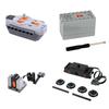MOC Power Functions Pezzi Blocchi da Costruzione Binario Treno Motore Scatola Batteria Ricevitore Telecomando Infrarossi M-motor per Legoeds