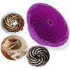 3D Big Swirl Shape silikonowe masło foremka do ciasta kuchnia narzędzia do pieczenia formy do ciasta foremka do pieczenia