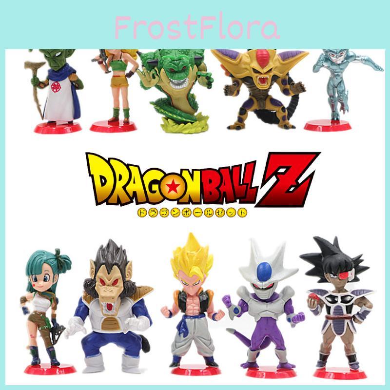 10-piece Dragon Ball Hand-painted Action Figure Toy Set 7.5-9cm Height
