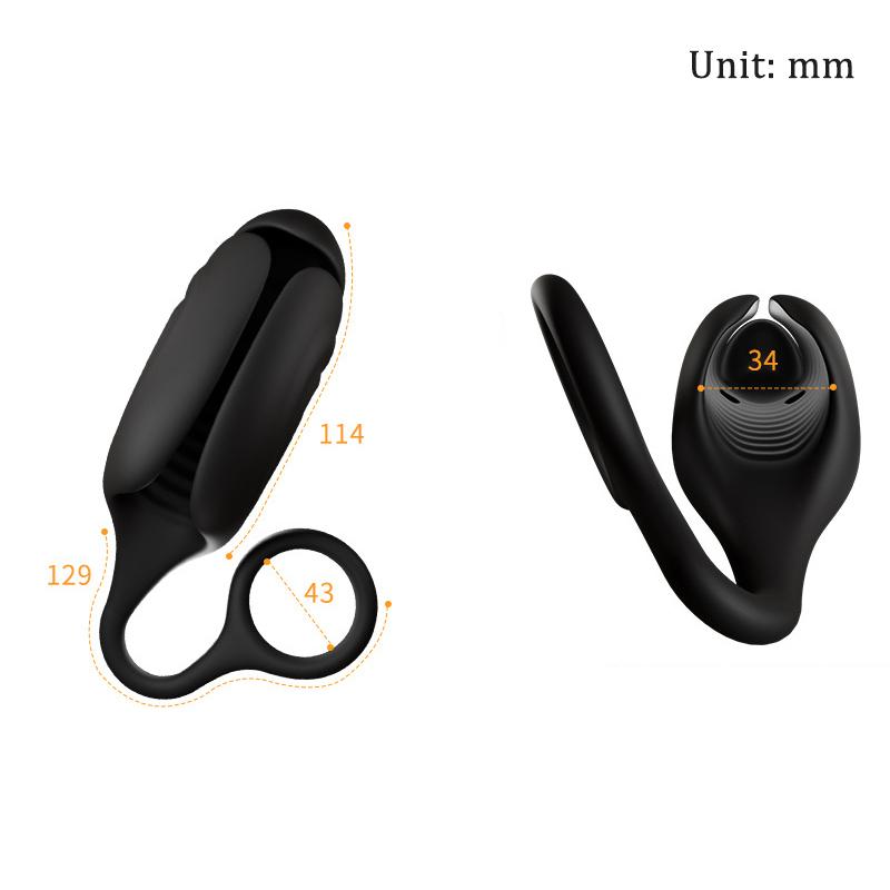 Wireless Electric Shock Pulse Penis Vibrator Male Masturbator Sex Machine Penis Delay Trainer Cock Ring Glans Massager Sex Toys